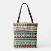 Tote Bag Motif de style africain géométrique Abstrait (Dos)