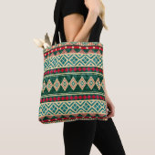 Tote Bag Motif de style africain géométrique Abstrait (De près)