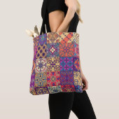 Tote Bag Motif de style Talavera (De près)