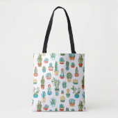 Tote Bag Motif de Succulents (Devant)