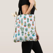 Tote Bag Motif de Succulents (De près)
