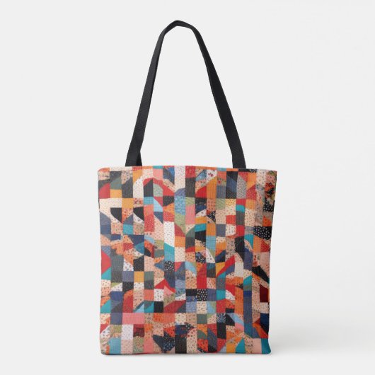 Tote Bag Motif de surfaces composées (Dos)