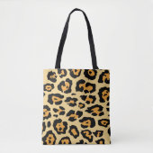 Tote Bag Motif de taches de guépard moderne (Devant)