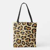 Tote Bag Motif de taches de guépard moderne (Dos)