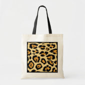 Tote Bag Motif de taches de guépard moderne (Devant)