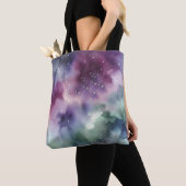 Tote Bag Motif de tapisserie céleste (De près)
