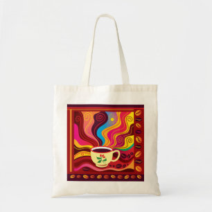 Tote Bag Motif de tasse de café fumant
