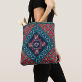 Tote Bag motif de Tatreez (De près)