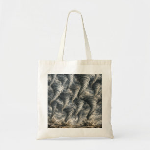 Tote Bag Motif de tempête de tornade dramatique