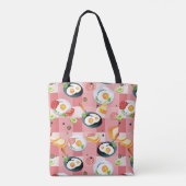 Tote Bag Motif de tomate et d'oeufs au plat (Dos)
