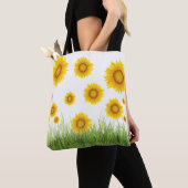 Tote Bag Motif de tournesol (De près)