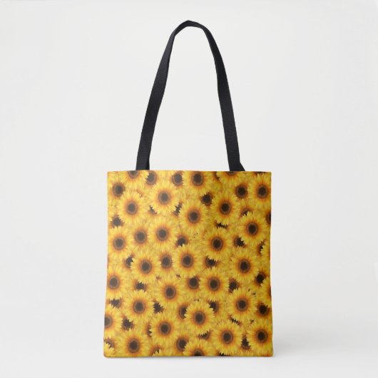 Tote Bag Motif de tournesol, beauté jaune, (Devant)