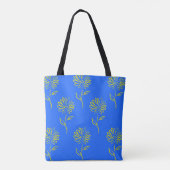 Tote Bag Motif de tournesol jaune (Dos)