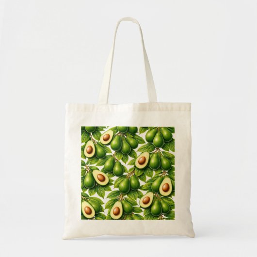 Tote Bag Motif de tranche d'avocat (Devant)