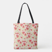 Tote Bag Motif de tranches de fruits de pastèque (Dos)
