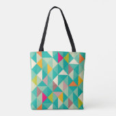 Tote Bag Motif de triangles (Dos)