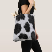 Tote Bag Motif de vache fourre-tout (De près)
