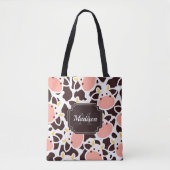 Tote Bag Motif de vache mûre (Devant)