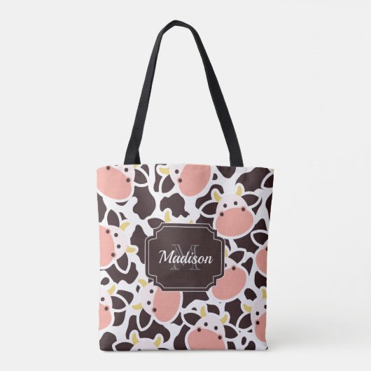Tote Bag Motif de vache mûre (Dos)