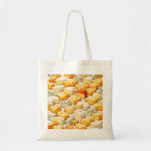 Tote Bag Motif de variété de fromage (Devant)