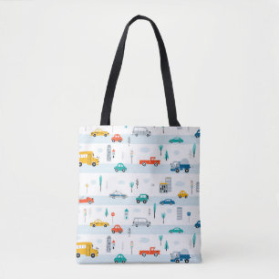 Tote Bag Motif de véhicule routier migre