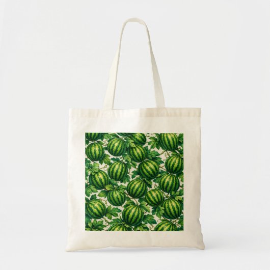 Tote Bag Motif de vigne de pastèque (Devant)