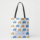 Tote Bag motif de voiture enfant (Devant)