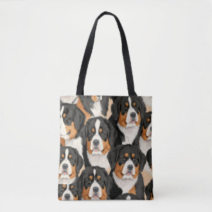 Tote Bag Motif décoratif bernois de chien de montagne