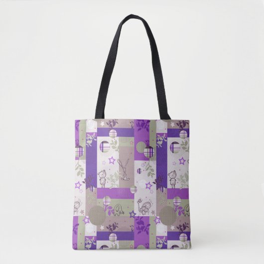 Tote Bag Motif d'édredon de bébé (Devant)