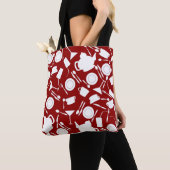 Tote Bag Motif d'éléments de cuisine (De près)
