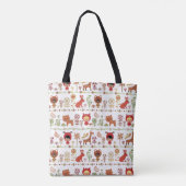 Tote Bag Motif d'enfant et d'animaux (Dos)