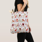 Tote Bag Motif d'enfant et d'animaux (De près)