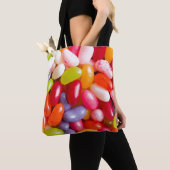 Tote Bag Motif des dragées à la gelée de sucre (De près)