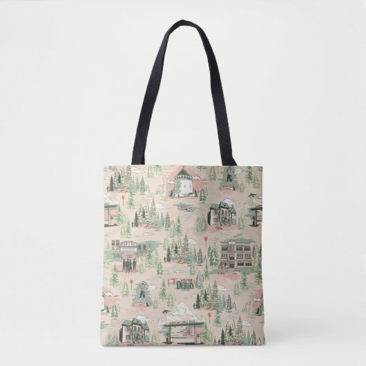 Tote Bag Motif des emplacements de derry (Devant)