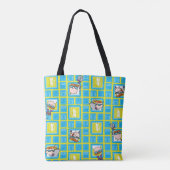 Tote Bag Motif des expériences de laboratoire de Dexter (Dos)
