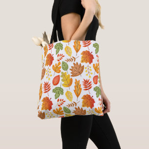 Tote Bag Motif des feuilles d'automne modernes