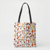 Tote Bag Motif des feuilles de chute (Devant)