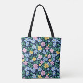 Tote Bag Motif des fleurs de printemps (Dos)