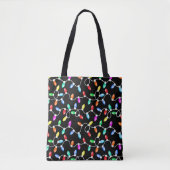 Tote Bag Motif des lumières de Noël (Devant)