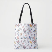 Tote Bag Motif des oiseaux de printemps (Devant)