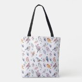 Tote Bag Motif des oiseaux de printemps (Dos)