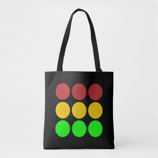 Tote Bag Motif des panneaux de signalisation routière avant (Devant)