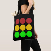 Tote Bag Motif des panneaux de signalisation routière avant (De près)