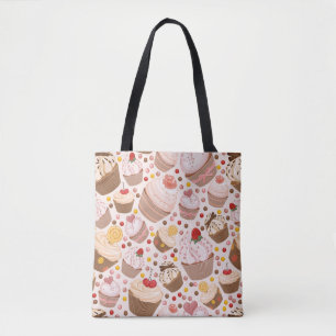 Tote Bag Motif des petits gâteaux de célébration