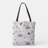 Tote Bag Motif Dessin Animé Harry Potter Hogwarts (Dos)