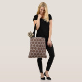 Tote Bag Motif d'étoile géométrique complexe dans des tons (Sur le modèle)