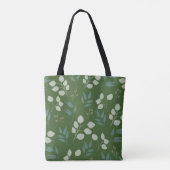 Tote Bag Motif d'eucalyptus vert (Dos)