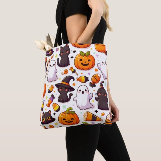 Tote Bag Motif d'Halloween (De près)