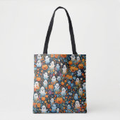Tote Bag Motif d'Halloween Ghost (Devant)