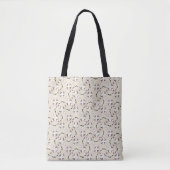 Tote Bag motif d'horloge rétro Abstrait (Devant)
